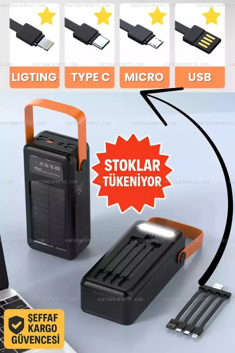50.000 mAh Solar Powerbank - 2