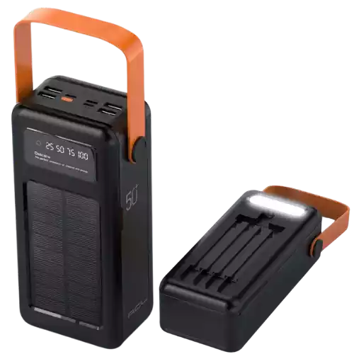 50.000 mAh Güneş Enerjili Powerbank